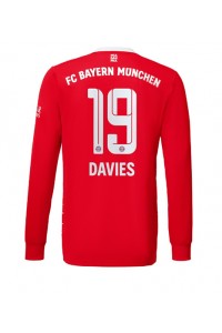 Bayern Munich Alphonso Davies #19 Fotballdrakt Hjemme Klær 2022-23 Lange ermer